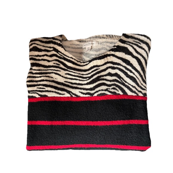 BeachLunchLounge Animal Pattern Knit Women's Long Sleeve Sweater XXL 20 Boho EUC - Picture 6 of 7